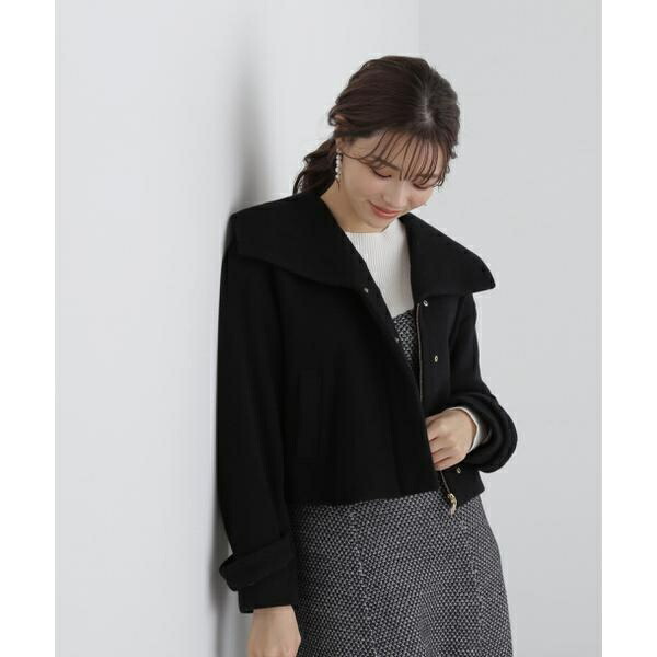 楽天市場】フード襟ショートコート／プロポーション ボディ