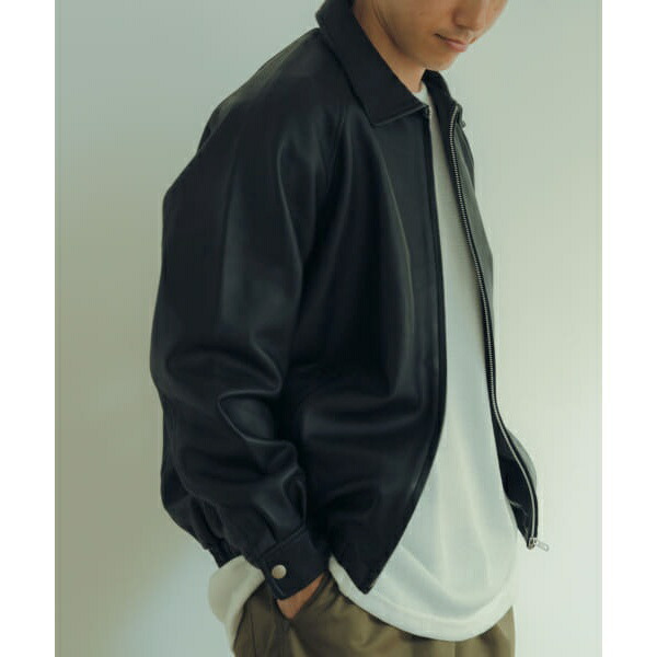 楽天市場】ラムレザー ZIP UP ジャケット／アイテムズ アーバン