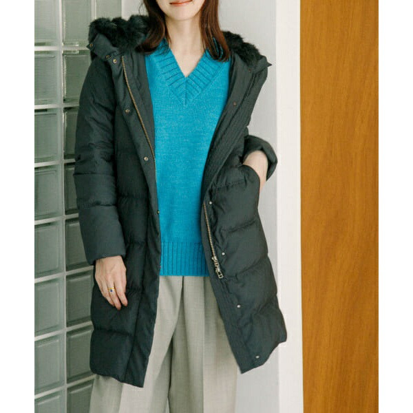 楽天市場】ラビットフードストレッチロングダウン／アーバンリサーチ