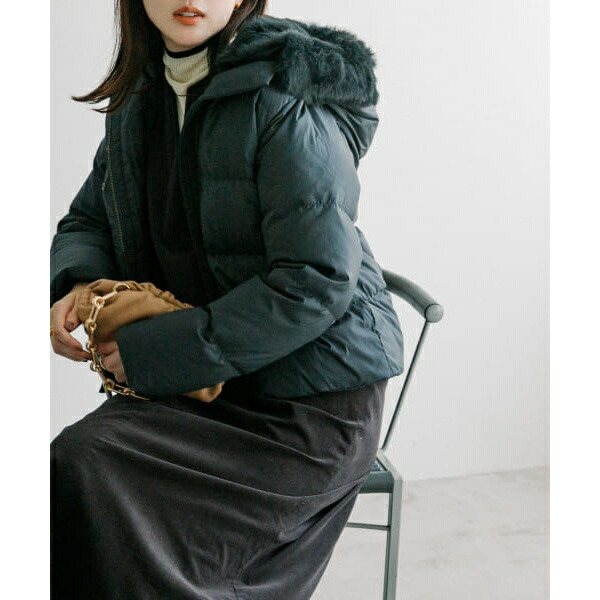 楽天市場】ラビットフードストレッチショートダウン／アーバンリサーチ