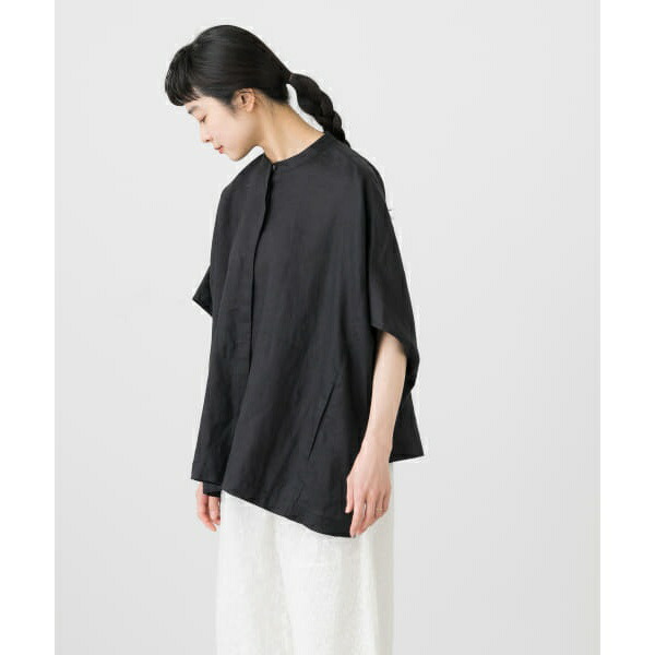 楽天市場】リネンスクエアケープブラウス／かぐれ（kagure） : 丸井