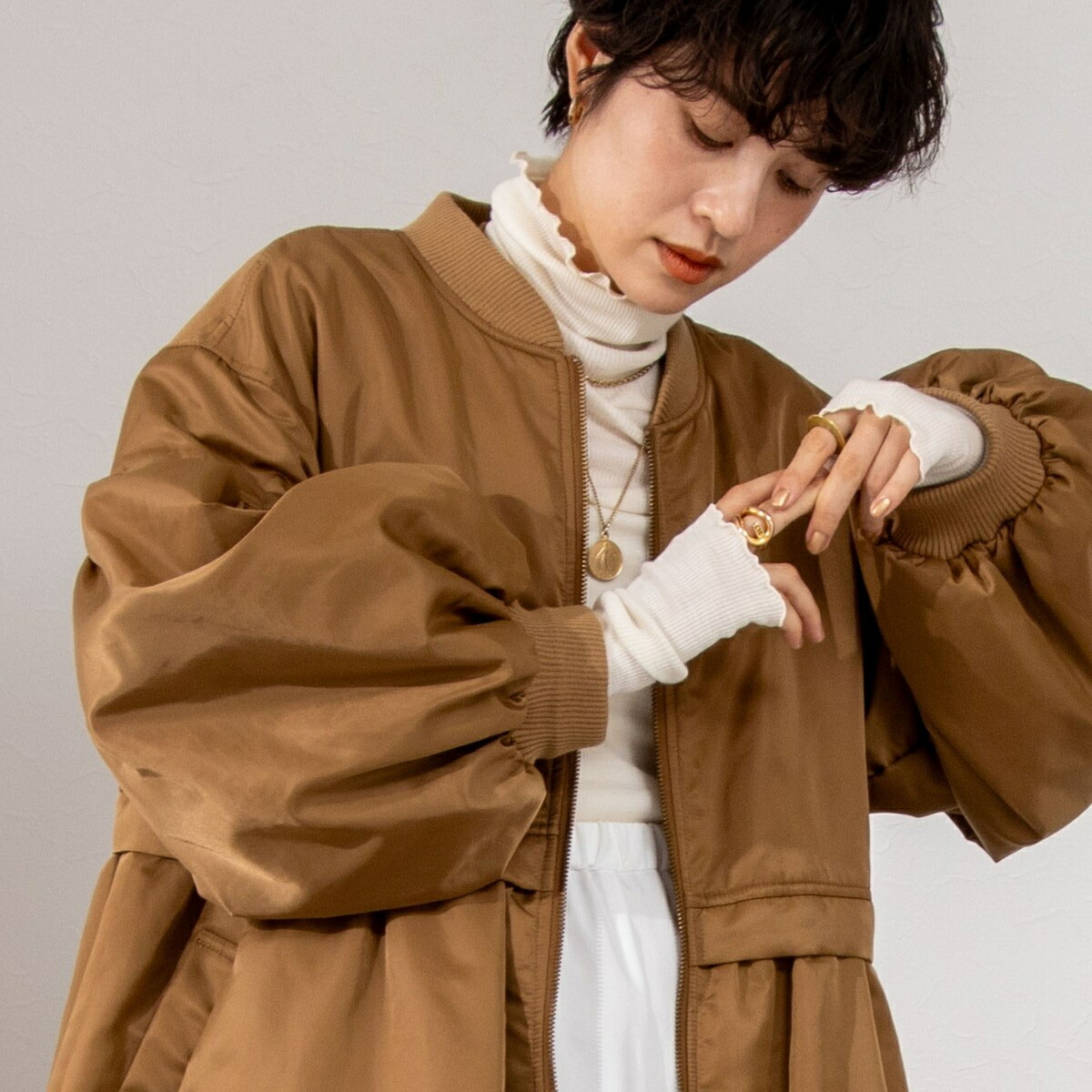 楽天市場】MA1風コート／ノーリーズ（NOLLEY'S） : 丸井（マルイ）楽天