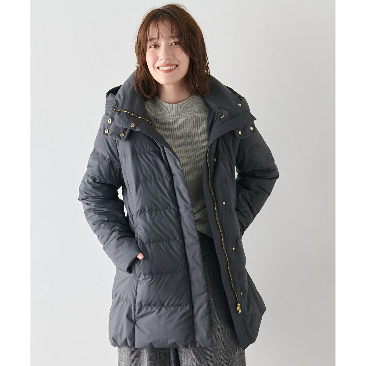 楽天市場】【フード取り外し可能】楽映えリッチロング丈ダウン／エニィ