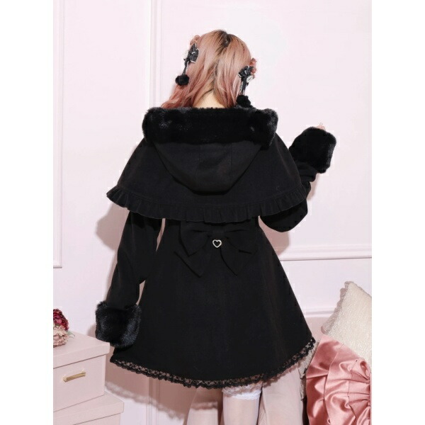 楽天市場】ドーリーフードケープフレアコート／ノエミー（NOEMIE