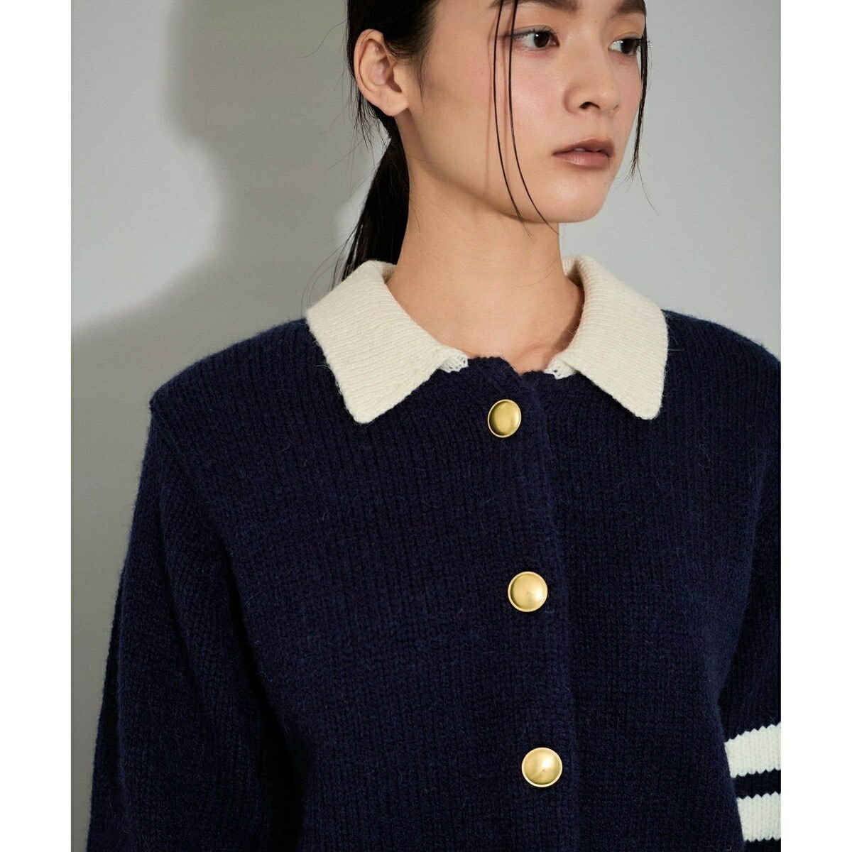 楽天市場】【WEB限定】ポロニットカーディガン／アダムエロペ（ADAM ET