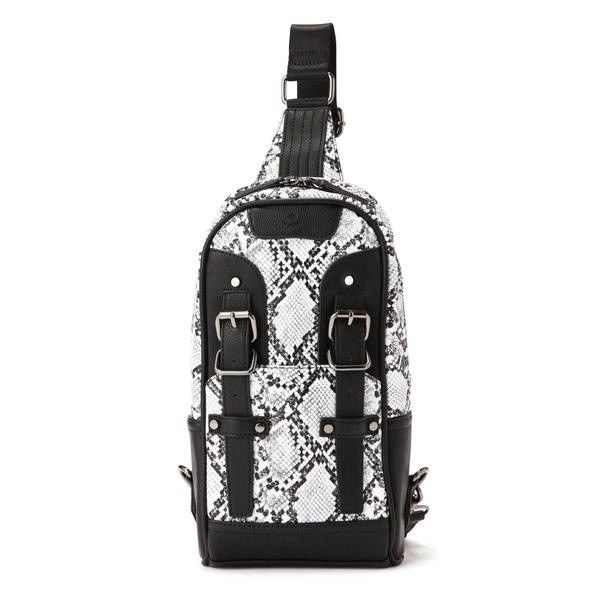 楽天市場】TORNADO MART∴パイソンPUボディバッグ／トルネードマート