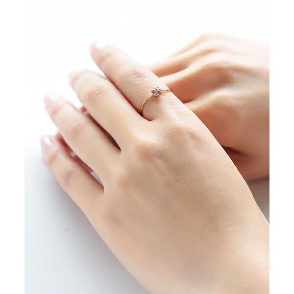 楽天市場】K10 シャンパンガーネット スクエア リング／ノワール ド