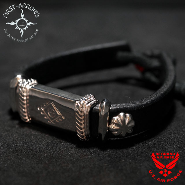 楽天市場】ポイント2倍!!ファーストアローズ レザーカンブレス