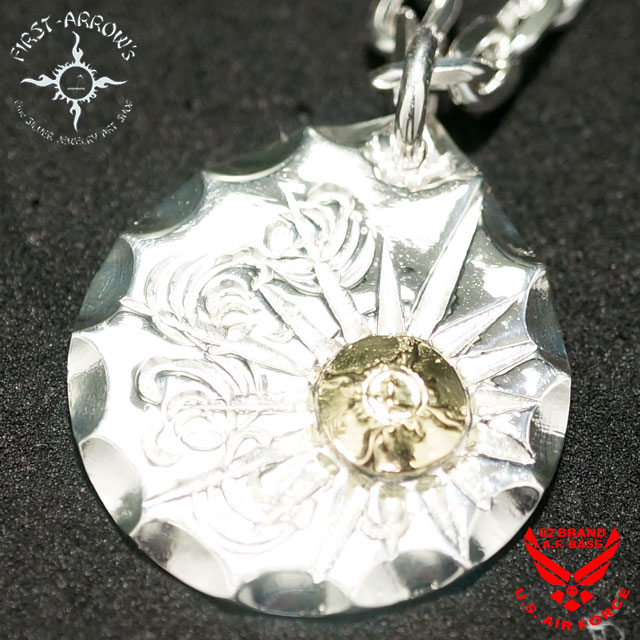 楽天市場】ポイント2倍!!ファーストアローズ K18付き 放射彫り