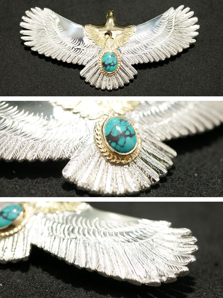 楽天市場】ポイント2倍!!ファーストアローズ ターコイズ付 イーグル L