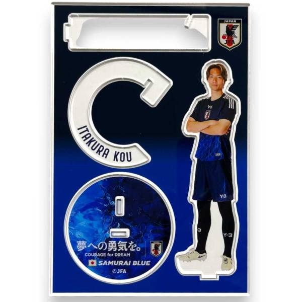 楽天市場】JFA サッカー日本代表 プレーヤーズ アクリルスタンド