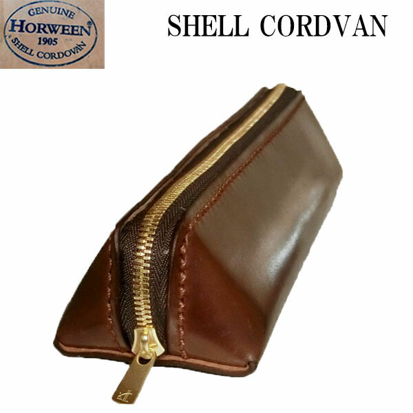 楽天市場】コードバン ペンケース 三角【ホーウィン社 シェルコード