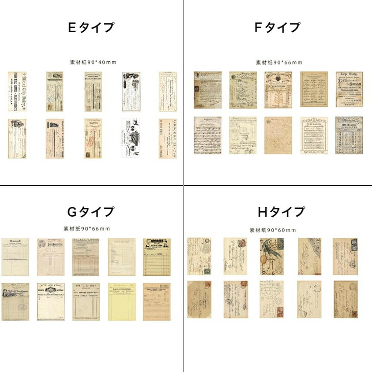 楽天市場】【レトロ素材 コラージュ 海外チケット 素材紙