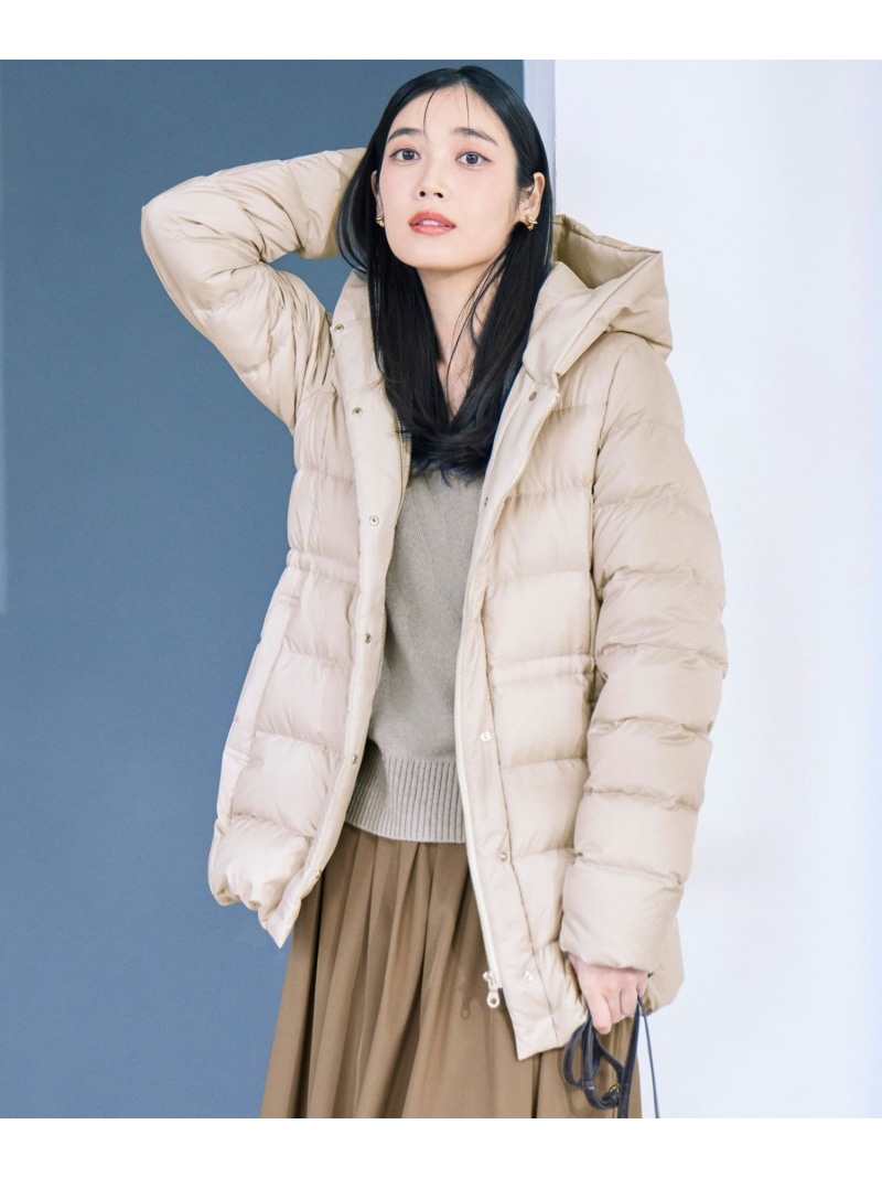 楽天市場】【VERY掲載/新色追加】シレータフタ ミドル丈 ダウンコート