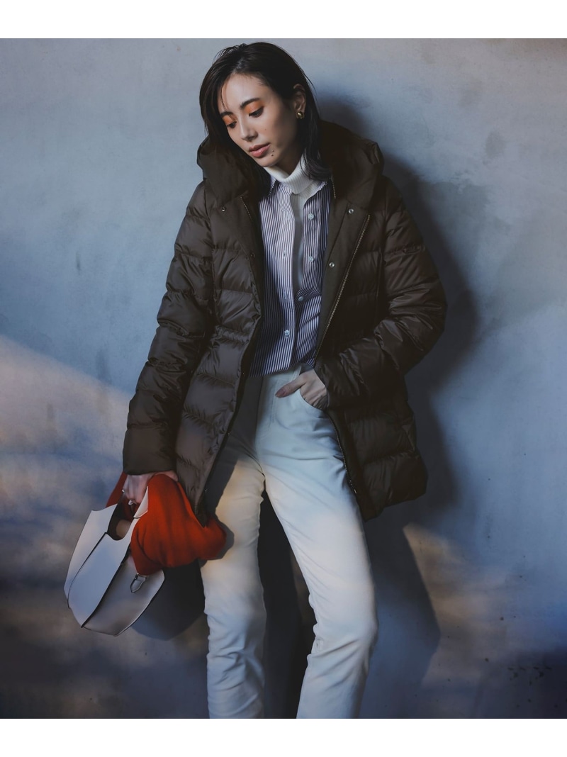 楽天市場】【VERY掲載/新色追加】シレータフタ ミドル丈 ダウンコート