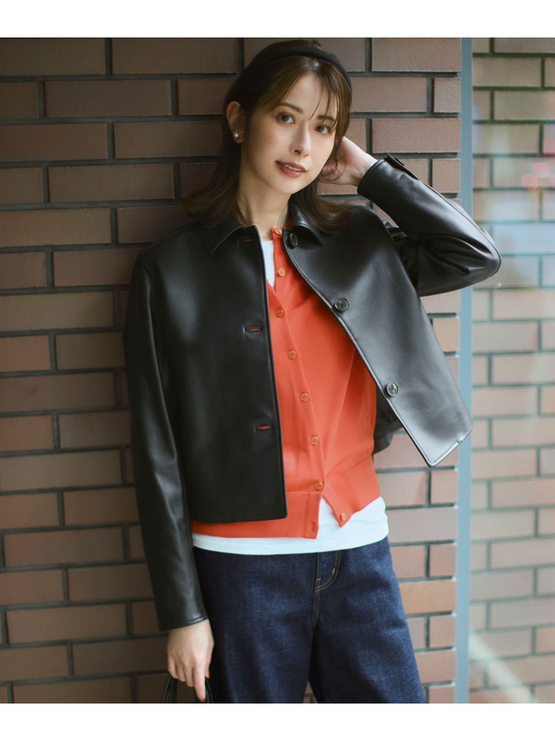 楽天市場】23区 コート（素材（生地・毛糸）本革）（レディース