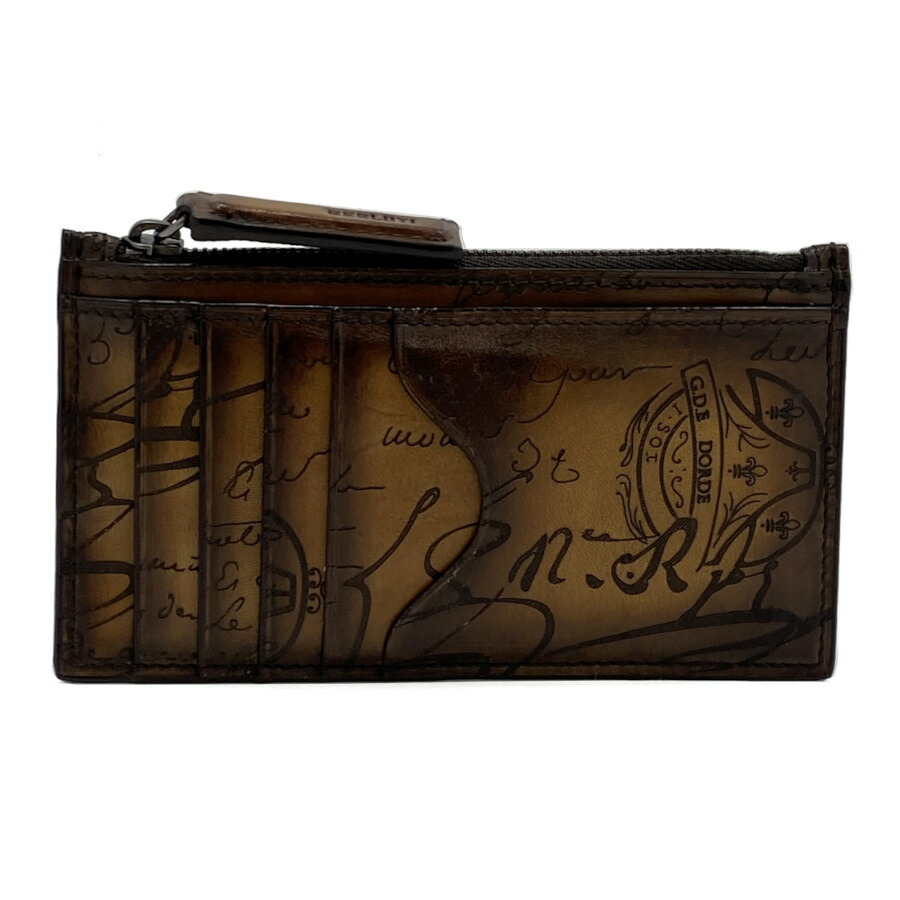 Berluti ブラウンレザー ケース 中古・古着通販】Berluti (ベルルッティ) カードケース ブラウン
