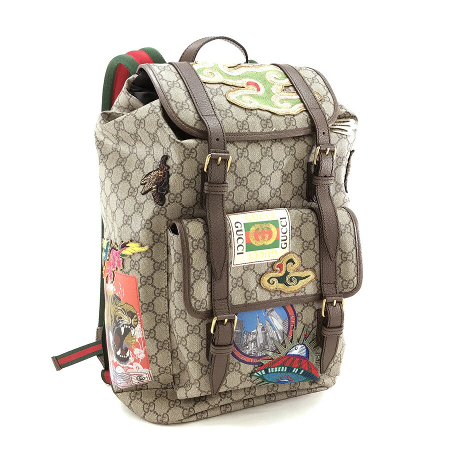 楽天市場】グッチ リュックサック GUCCI バックパック クーリエ