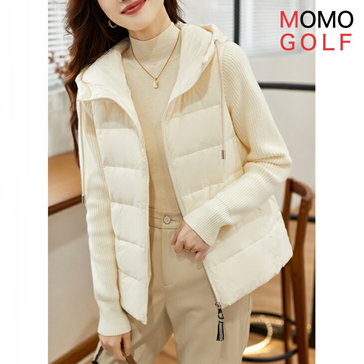 楽天市場】フード付き 薄手 軽量 ホワイトグース ダウン ジャケット 袖