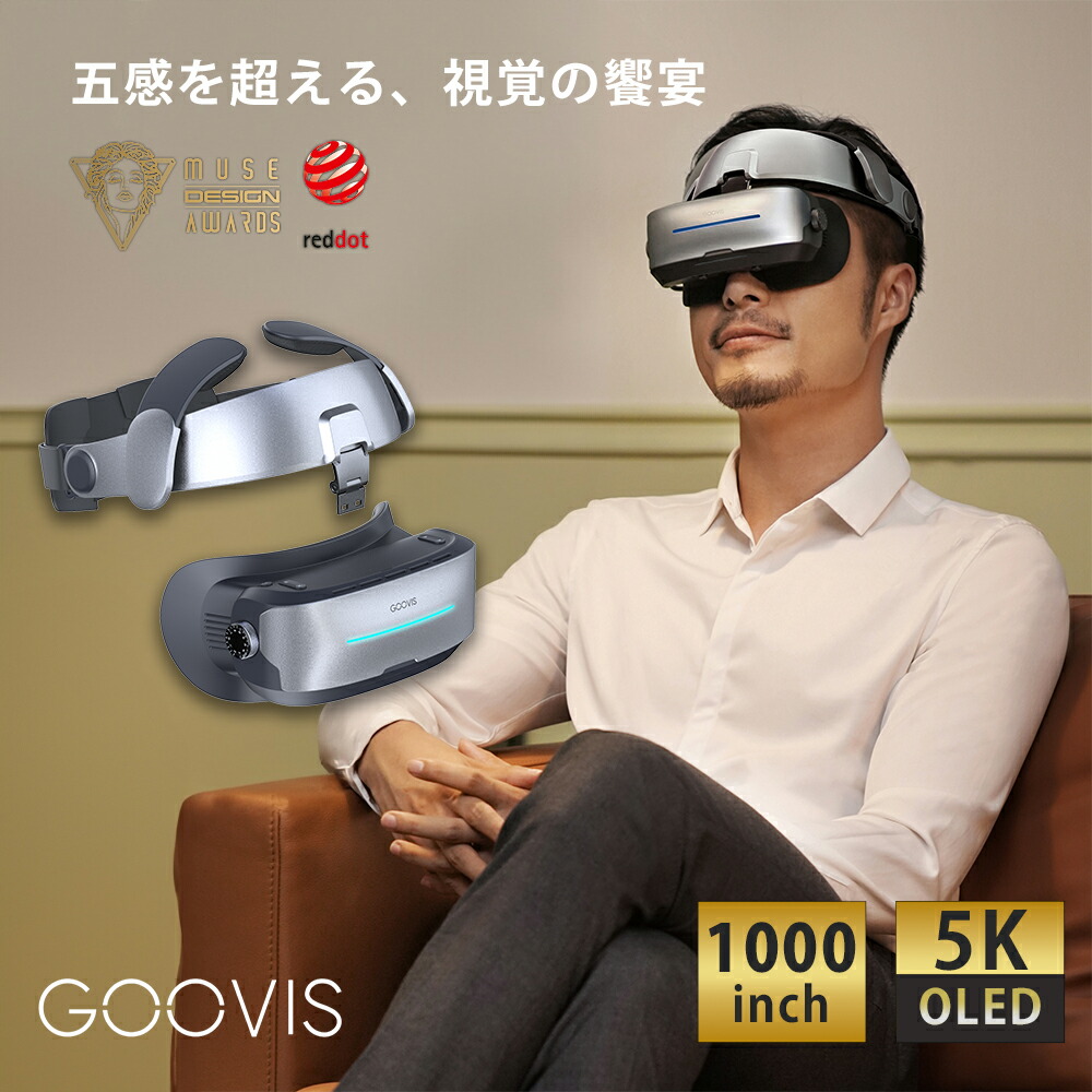 楽天市場】GOOVIS G3 MAX 単体 ヘッドマウントディスプレイ HMD VR