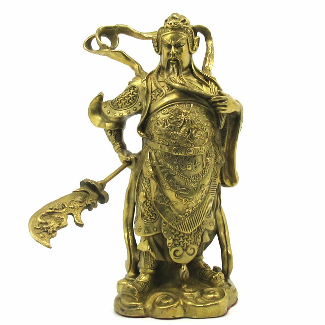 楽天市場】関羽 像 風水 置物 関羽像 財神関羽 銅製 高さ24．5cm