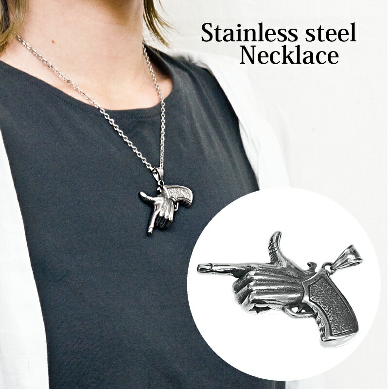 楽天市場】アクセサリー ステンレス チェーン付き フィンガーガン