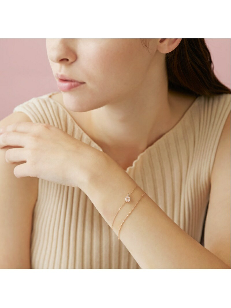 楽天市場】【サクラコレクション】K10ピンクゴールド ブレスレット 4