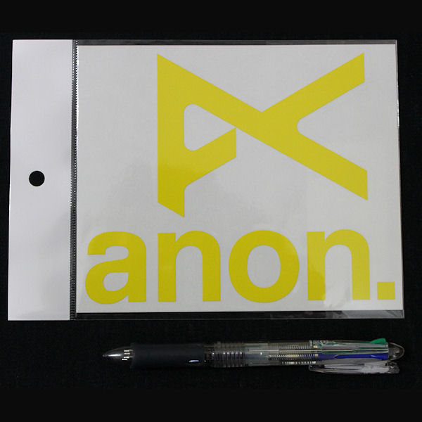 anon　アノン　ステッカー Amazon.co.jp: anon（アノン）ステッカー LOGO : Sports & Outdoors