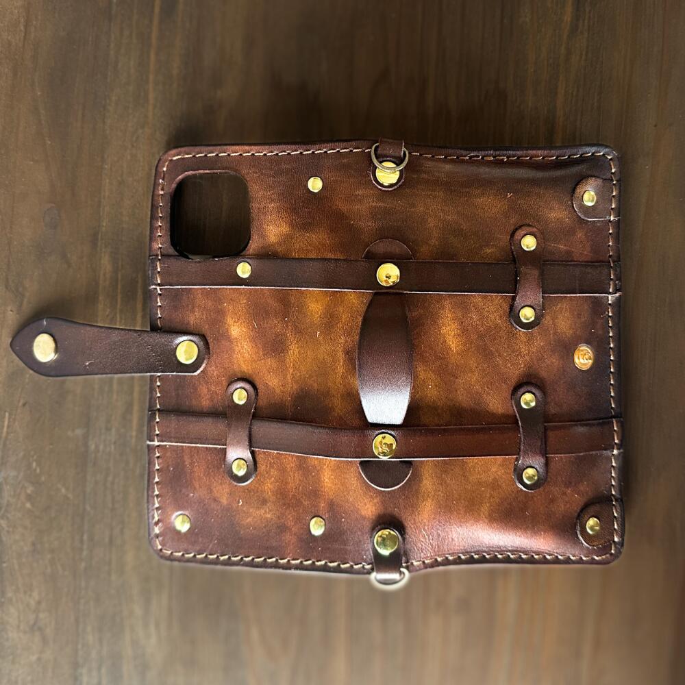 楽天市場】スマホショルダー 革 トランク型 お財布ショルダー 革