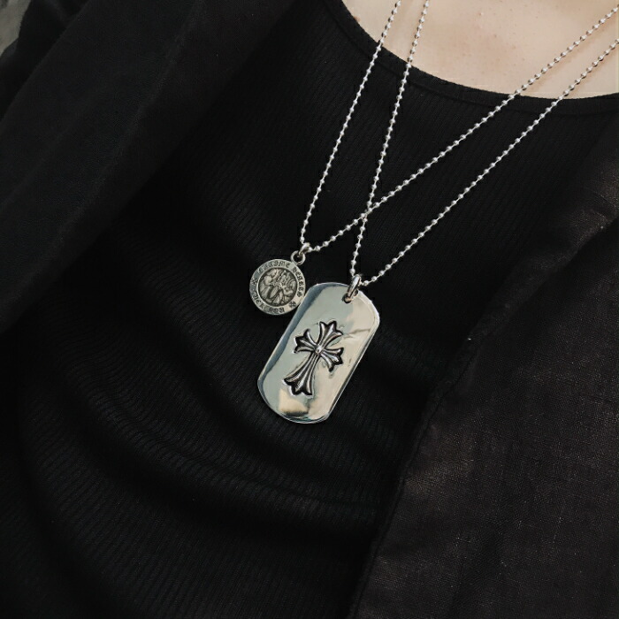 楽天市場】【CHROME HEARTS クロムハーツ】Cut Out CH Cross with Tiny