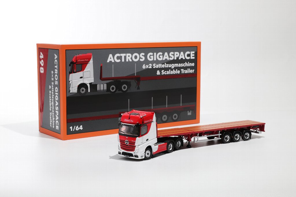 1/64 Mercedes-Benz ACTROS ギガスペース 6x2 セミトラクター
