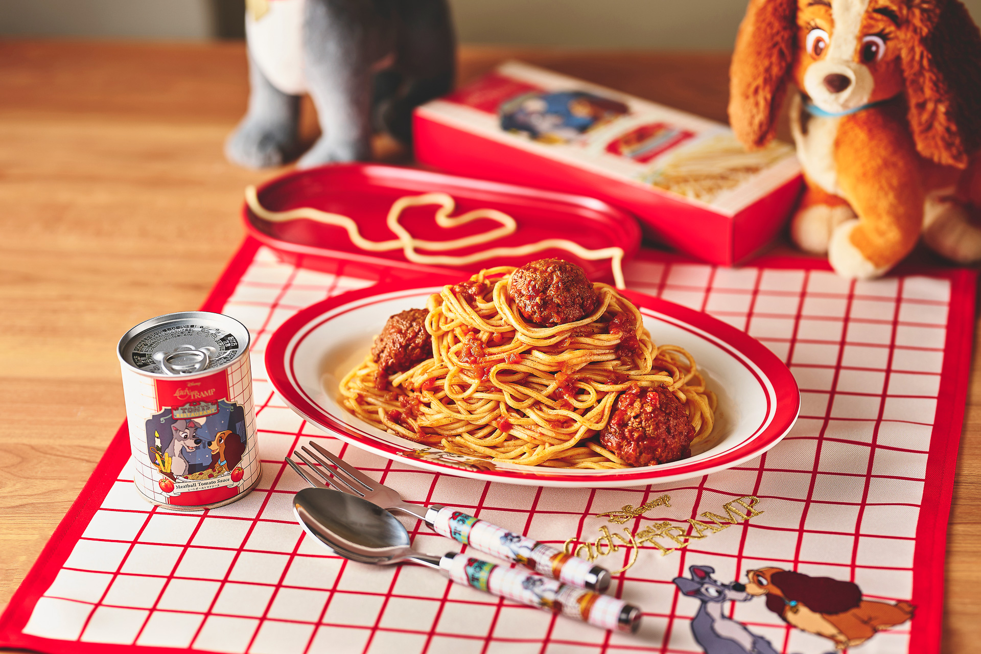 ディズニー・わんわん物語の名シーンを本格パスタ＆ソースで再現