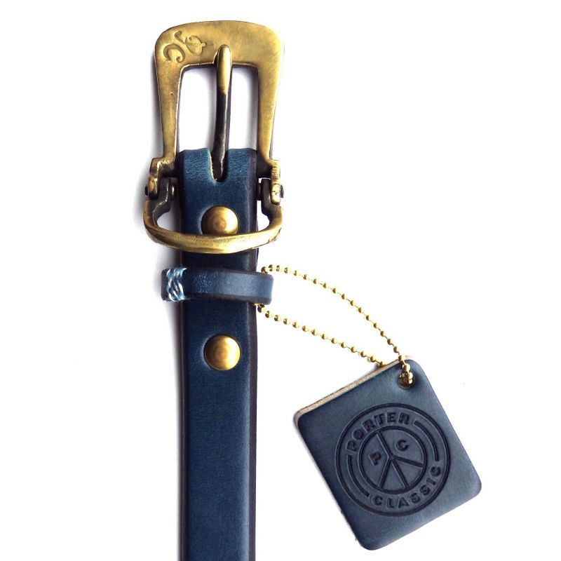 Porter Classic (LEATHER BELT) Color：Blue - TRAMPS/トランプス