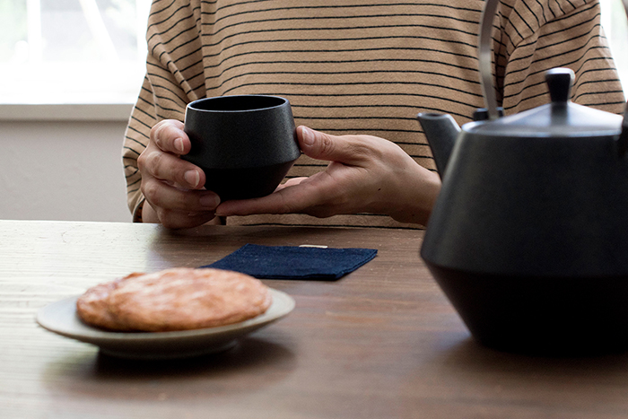 煎茶碗 湯呑み frustum フラスタム 日本製 茶器 美濃焼 | トランパラン