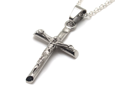 PST-035 クロス×ジーザスモチーフ・ステンレスペンダント - 1,859円