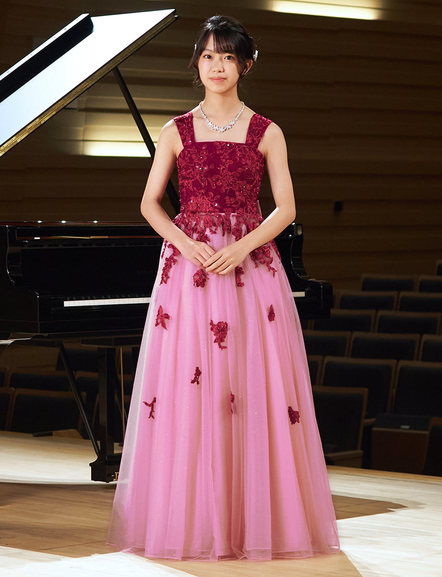 中学生 発表会ドレス 演奏会ロングドレスにお薦めジュニアドレス