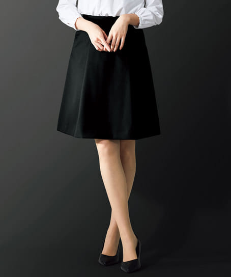 全2色】脇ゴムソフトプリーツスカート（シャドーチェック） FS45898-9