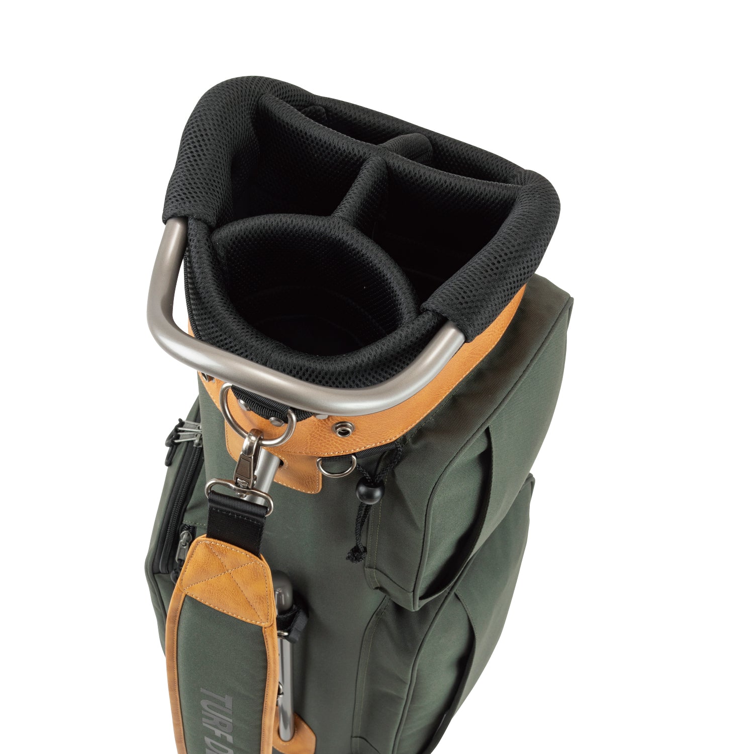 キャディバッグ TDCB-BE70 カーキ – TURF DESIGN公式ページ