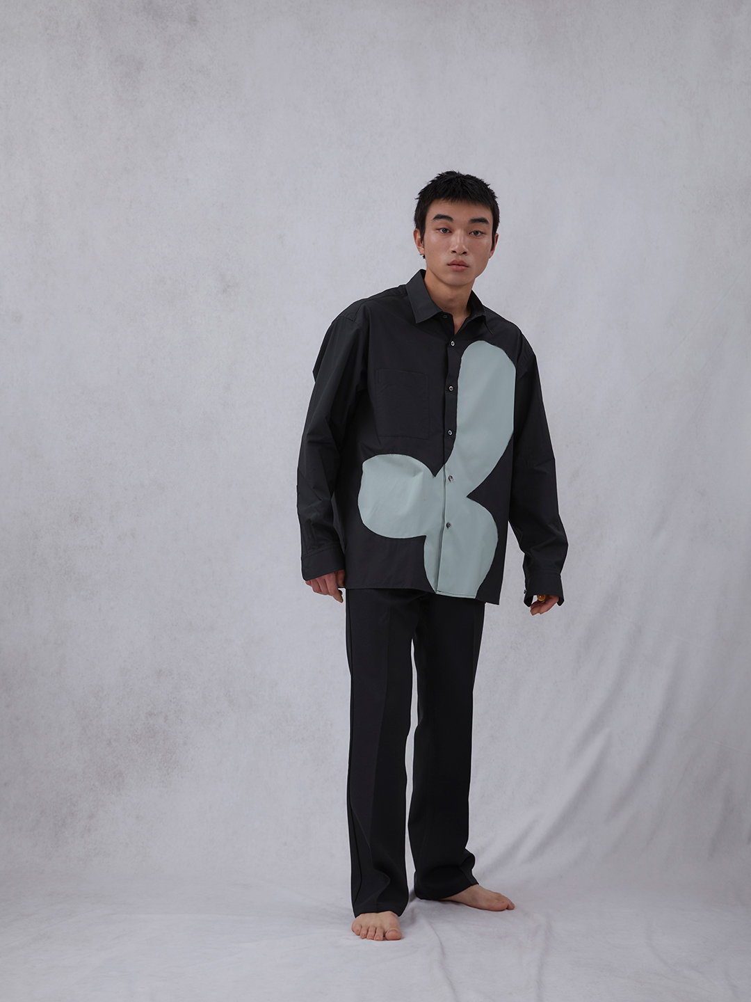 門倉太久斗/22世紀ジェダイ slash shirt black / TXA-TENGA by Artist-