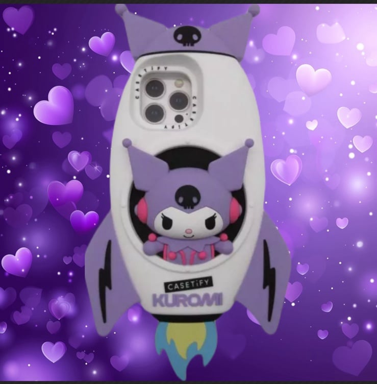 iPhone 16 pro max kuromi x casetify rocket 3d case