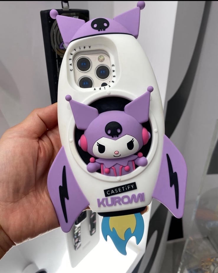 iPhone 16 pro max kuromi x casetify rocket 3d case
