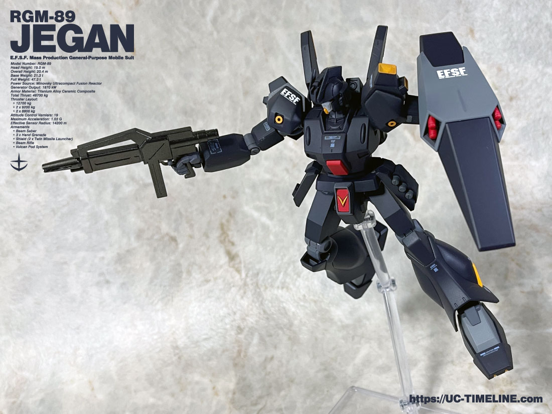 HGUC GUNDAM SIDE-F限定 ジェガン（アクシズショックイメージカラー