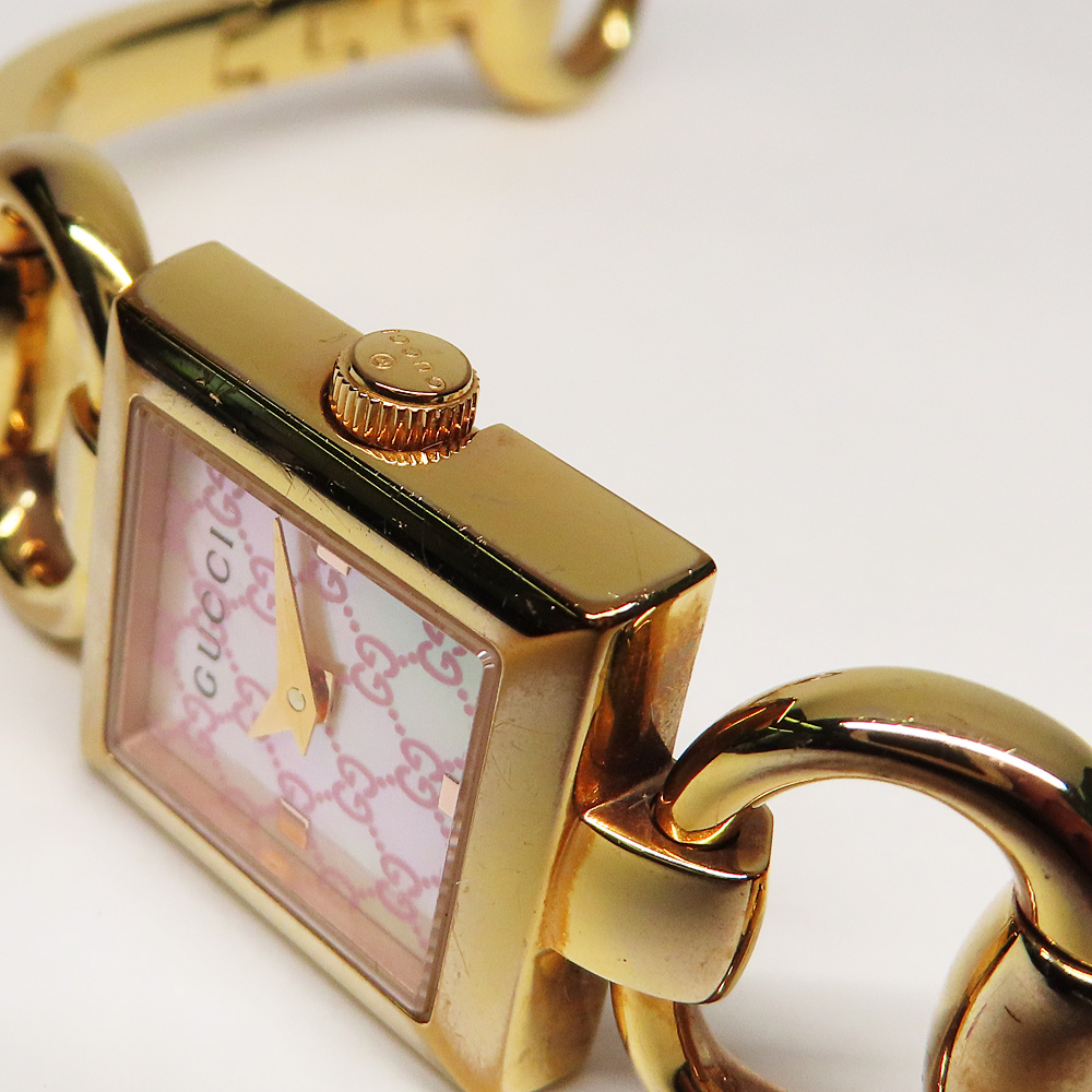 名古屋】【GUCCI】グッチ トルナヴォーニ YA120520 SS ピンクPVD