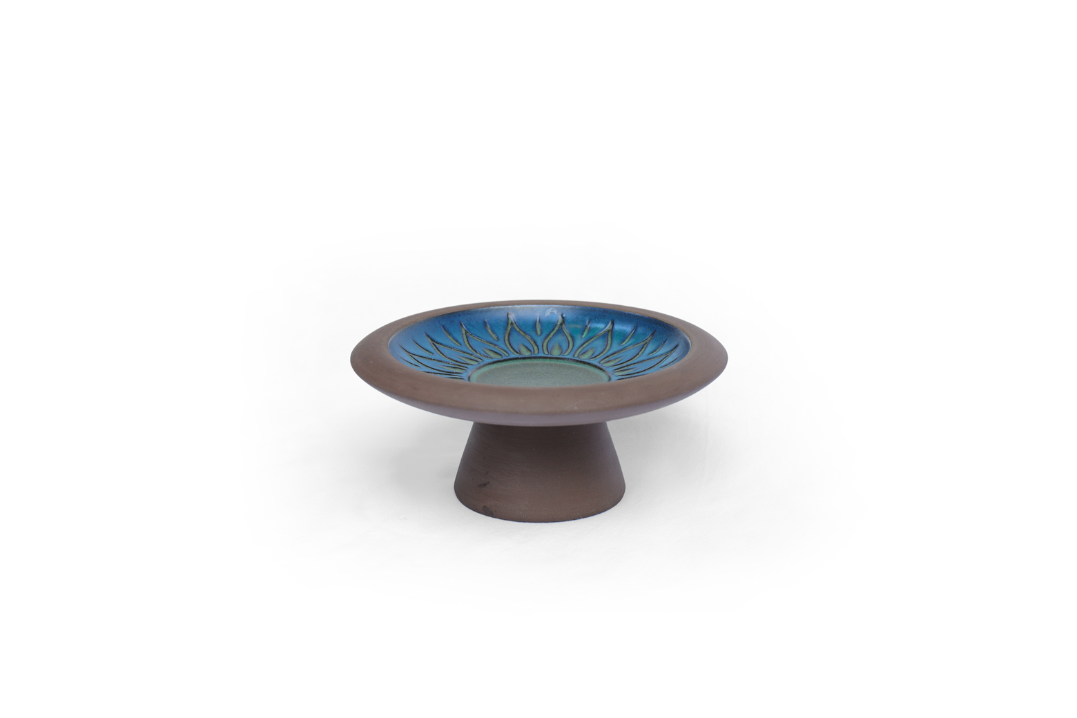 デンマーク ヴィンテージ コンポート皿 高台皿 北欧食器/Danish