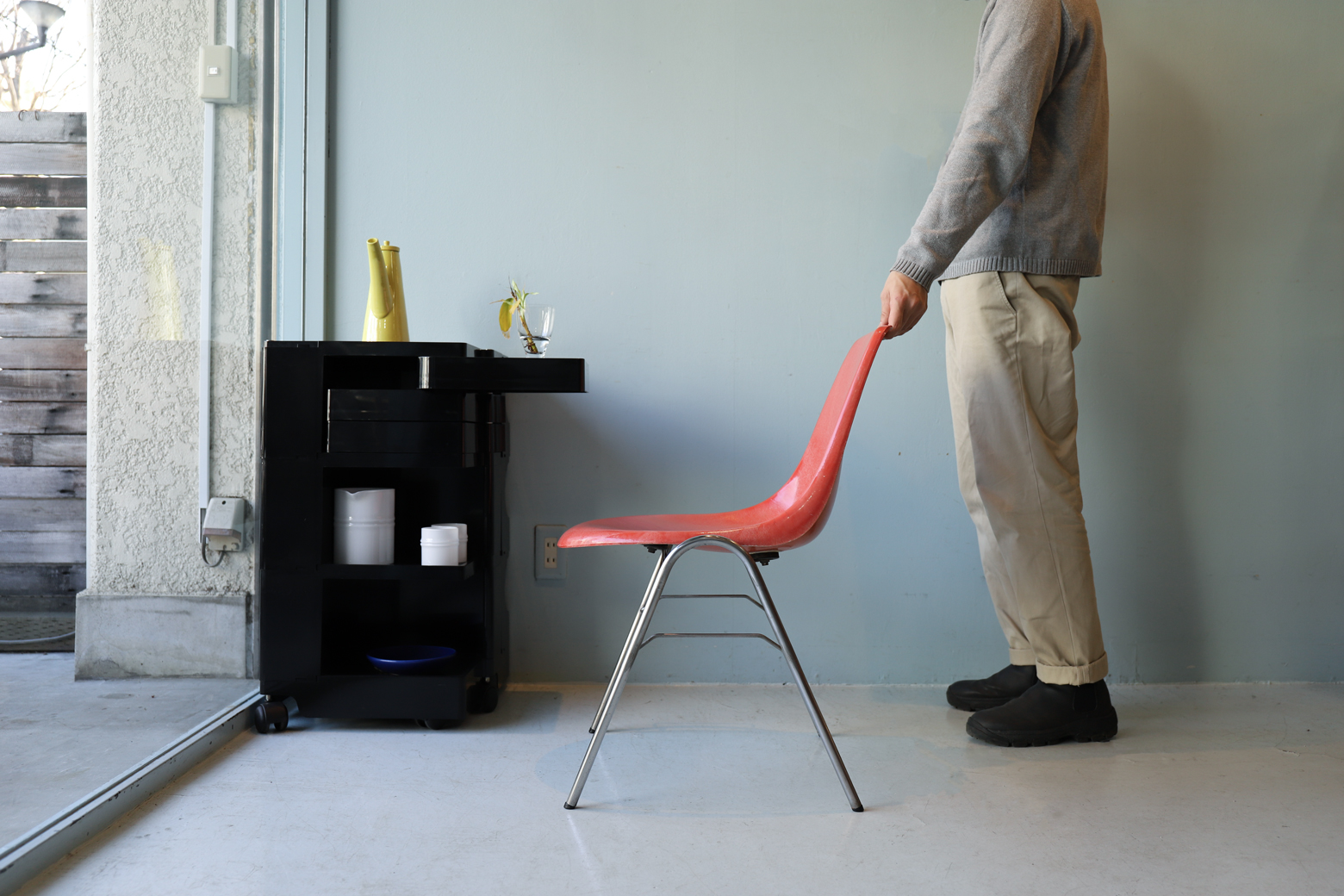 柳宗理 スタッキングチェア コトブキ製 FRP モダンデザイン/SORI