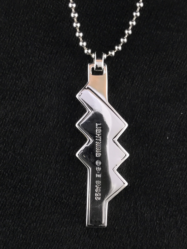 Final Fantasy XIII Lightning Silver 925 Pendant Necklace Square