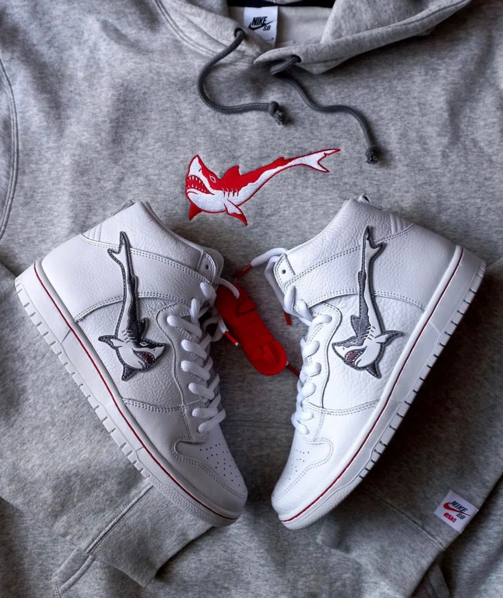 OSKi × Nike SB】Dunk High Pro ISO “Great White Shark”が国内3月12日