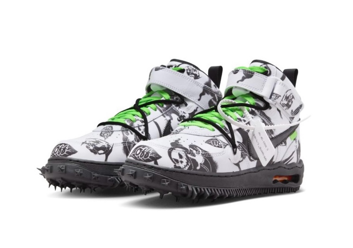 Off-White × Nike Air Force 1 Mid SP LTHR “Grim Reaper”が国内1月20