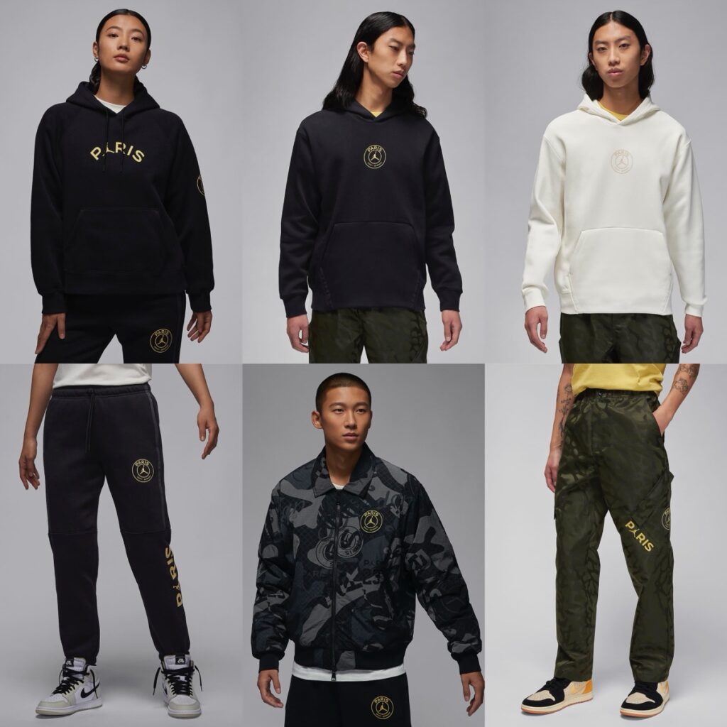 PSG × NIKE JORDAN 2024 SPRING アパレルコレクションが国内1月24日