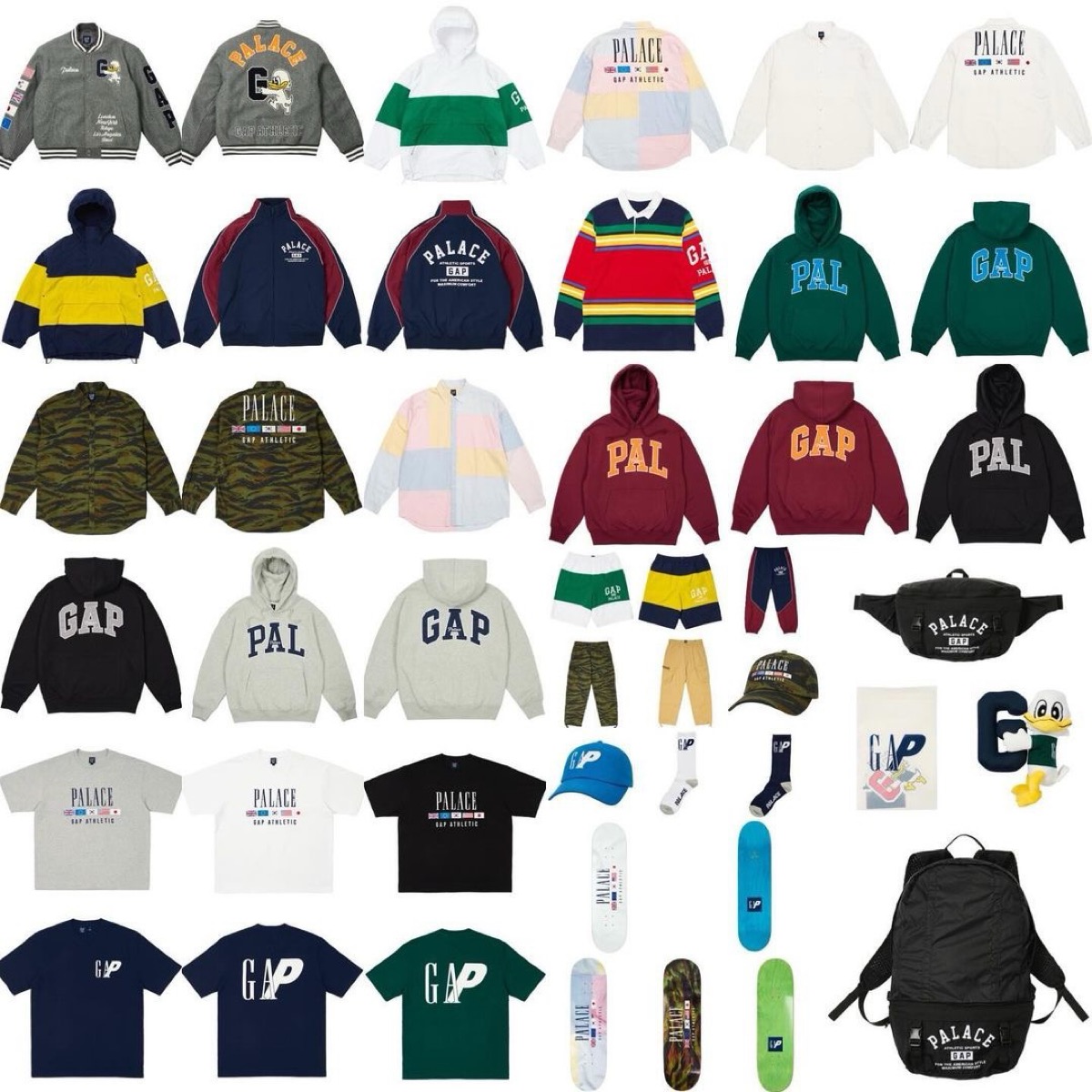 PALACE SKATEBOARDS × GAP “SPRING 24” Week8が国内3月23日に発売